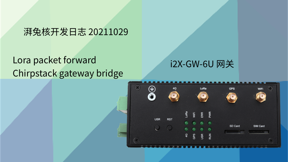i2X-GW-6U 网关开发日志20211029
